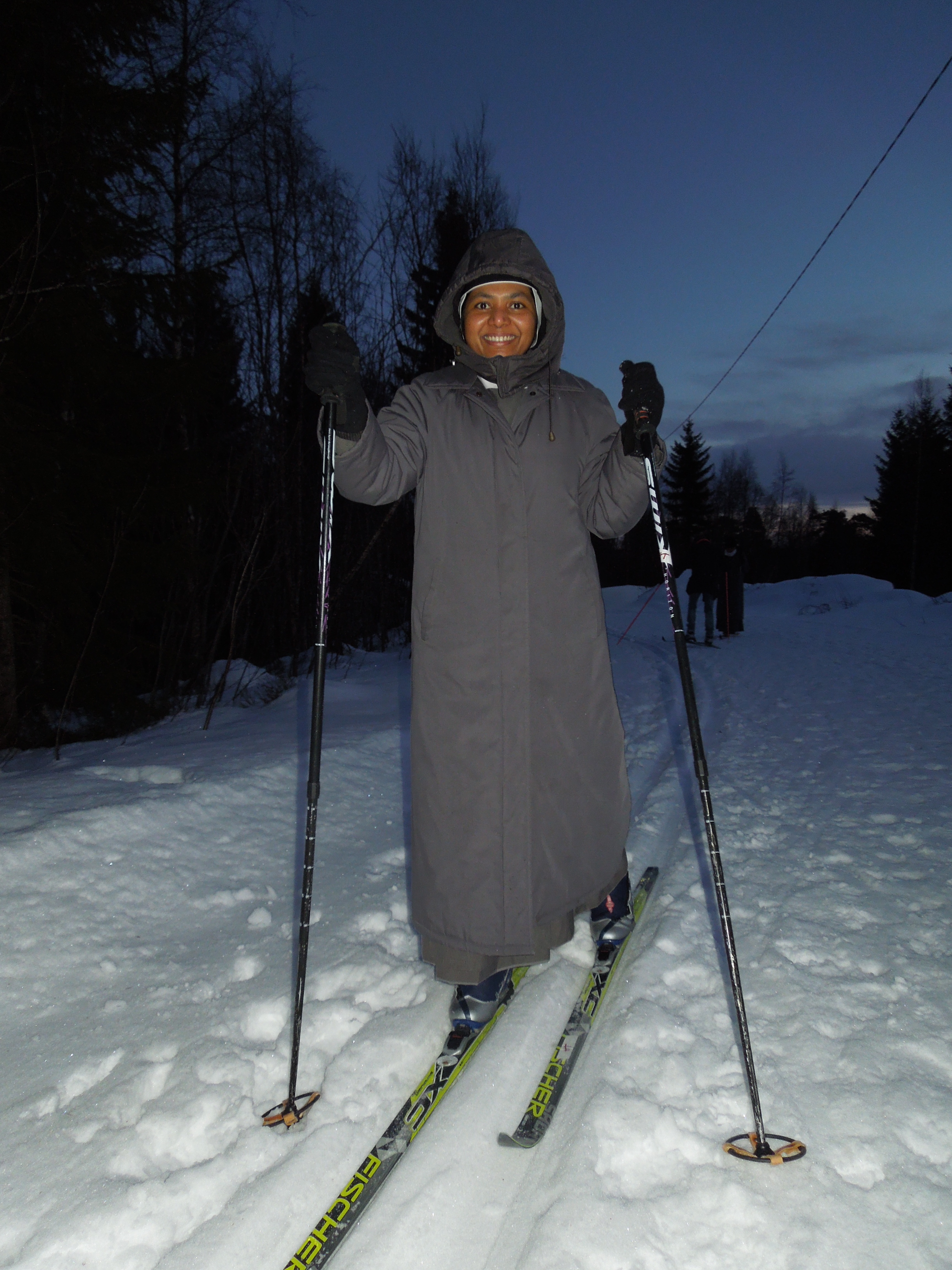 Søstrene på skitur